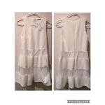 Dainty Hooligan 💕💕 Short White Dress ~ DAMAGED Photo 2