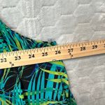 Catherines  2X 22/24W Sleeveless Dress Palm Leaf Print Plus Tropical Resort Boho Photo 4