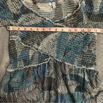 Patrons of Peace  Romper Short Sleeve Blue size M Photo 4