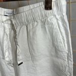 Mango Basics Tie Waist Linen Pants Photo 6