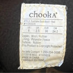 Chooka NEW Women's Eastlake Duck Boot Red And Black Plaid Rain Boots Sz 6 | NWT Photo 9