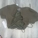 Kirious  LOS ANGELES Puff Sleeve Crop Top Photo 3