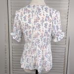 Paper Crane Tiered Babydoll Top Ruffle Sleeves Cottage Floral-Small Photo 1