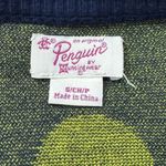 Original Penguin  Polka Dot Knit Blue Green Sweater Women’s Small Photo 1