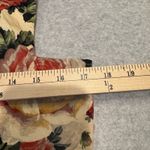 ZARA  Romantic Cottagecore Floral Crop Top Womens Medium Tan Pink Photo 6