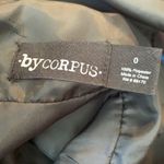 By Corpus Blue Printed Dress Size 0 Black Photo 2