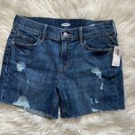 *HP!* distressed denim high waisted shorts (5”) Size 2 Photo 1