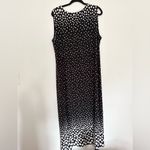 Catherines  Women's Size XL  Terrace Ridge Maxi Dress jersey knit polka dot Photo 1