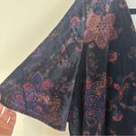 Modcloth Black and Red Paisley Velvet Mini Dress Tunic Size XL Photo 1