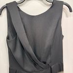 Closet London NEW Black Open Back Crossover Front Jumpsuit Size 6 Photo 4