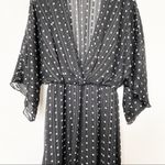 Allyson Black Shimmer Polka Dot Dress Size Small Photo 5