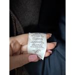 Vince  Navy Blue Mid Length Winter Coat with Hood Photo 6