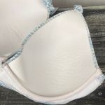 Shade & Shore Blue & Tan Snake Animal Print Contour Underwire Bikini Top 36D Photo 2