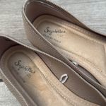 Seychelles Beige Black Toe Cap Memory Foam Flats Size 7.5 W Photo 3