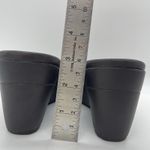 Crocs Womens 8 Shoes Sassari Wedge Slides Sandals Heels Chocolate Brown Mules Photo 4