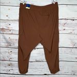 Old Navy NWT Size 3X Brown StretchTech Mid Rise Pull On Cargo Ankle Pants Photo 1