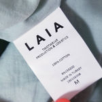 LAIA Eyelet Ditsy Floral Blouse Size M Photo 7