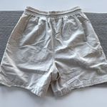 Vintage Erika & Co. Cotton Elastic Waist Drawstring Shorts Size Small Tan Photo 6
