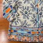 Maeve Anthropologie Boho Printed 100% Silk Sidney Blouse - Sz 8P Photo 2
