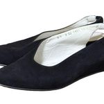 Robert Clergerie Black Suede Slingback Wedge Flats Made in France 6.5 Photo 1