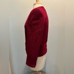 Vyella Vintage Wool and Mohair 4 Button ladies blazer size 8 Color Maroon Photo 2