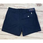 Ralph Lauren $89.5 Polo  Pony Logo Twill‎ Chino Beach Golf Mini Shorts Blue Sz 4 Photo 1
