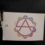 Amrita Singh Shelter Island gold hammered brass and black beveled stones bangle bracelet. NWT Photo 7