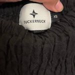 Tuckernuck 100% Linen Black Annie Smocked Mini Dress Size XS Photo 4