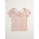 Tally Weijl Size XS  Floral Y2K Crossback Top Photo 1