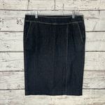 Ralph Lauren LAUREN/ Skirt Denim Midi Pencil Black-10 Photo 0