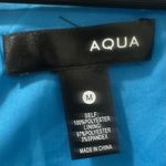 AQUA Auqua Brand women's Blue tiered Ruffle Maxi dress w waist cut outs sz medium Photo 5