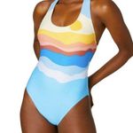 ANDIE Faherty x The Tulum One Piece Swimsuit SUNW Crisscross Beach Resort XS New Photo 0