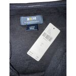 Anthropologie Maeve x  Asymmetrical Zipper Tube Top Black/Noir Size Large Photo 8