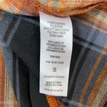 Democracy Flannel Shirt Jacket Plaid Button Front Size Small Photo 3
