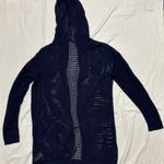 Gap for Good open stitch airy cardigan with hood Photo 3