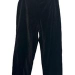 Ruby Rd . Black Velour 100% Cotton Dressy Slack Business Pants Women Sz 10 Photo 0