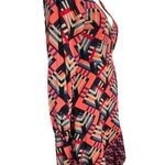 Anthropologie Porridge Graphic Mix Print Wrap Dress Photo 4