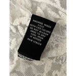 G Collection Womens Beige Lace Crochet Tunic Coverup Boho Sheer Y2k Blouse L White Size L Photo 6