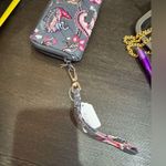 Vera Bradley  Gray and Pink Wallet with Paisley Design Photo 7