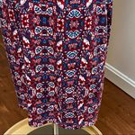 LuLaRoe Red Print “Simply Comfortable” Dress Photo 6