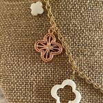 Park Lane "ARUBA SUNSET" Necklace Tri-Color Clover Charms Photo 1