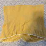 Reformation  Yellow Lace-Trimmed Top Photo 0