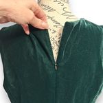 Elie Tahari 12 Green Velvet Cutout Sheath Midi Dress Cocktail Party Festive Chic Photo 11