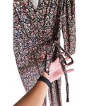 Rebecca Taylor LA VIE Cottagecore Fairy Wrap V-Neck Floral Jumpsuit Small Boho Garden Career Photo 7