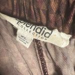 Splendid  Lumi Maroon Wide Leg Geometric Print Satin Pants Size XL Photo 11