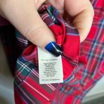 Vineyard Vines Plaid Poplin Popover Shirt Dress Tunic Red Green Blue Size Small Photo 7
