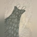 House Of CB NEW  Seren Blush Sheer Lace-Up back Aqua Green Sz M plus cup Photo 6