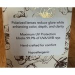 Nicole Miller Nicola Miller Atelier Polarized Handmade Acetate Sunglasses Brown Gradient Lens Photo 2