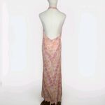 Lovers + Friends  Revolve Zeta‎ Snakeprint V-Neck Halter Ruffle Maxi Dress Size S Photo 5