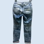 Venus USA Flag patch American Patriotic cuff Blue Star Pattern Jeans 4 Photo 2